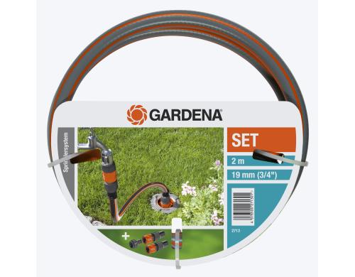 GARDENA Anschlussgarnitur Profi-System 2 m Schlauch 19 mm