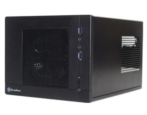 SilverStone Desktop SST-SG05BB-Lite, ONT Stahl-Gehuse schwarz, 222x176x276mm