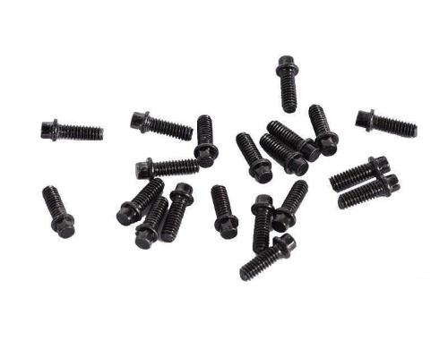 RC4WD Hex Bolts, M2x6mm, Black, 20 Stck, 