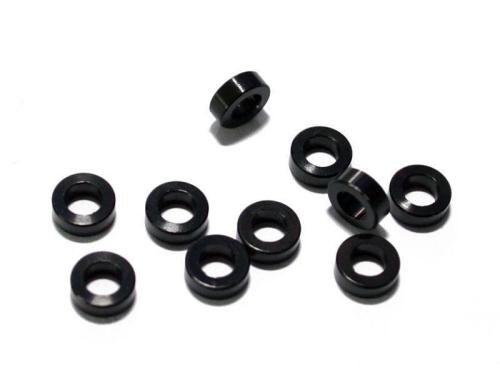 RC4WD Spacers M3 2mm, Schwarz, 10 Stck, 