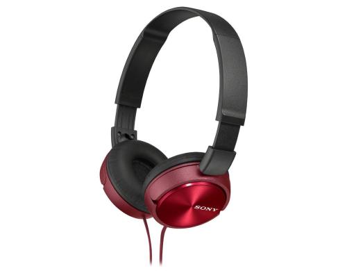 Sony MDR-ZX310R, aufliegender Kopfhrer rot, geschlossen, faltbar