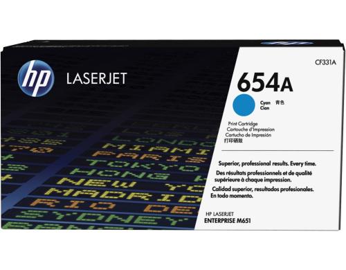 HP Toner 654A - Cyan (CF331A) Seitenkapazitt ~ 15'000 Seiten