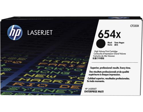 HP Toner 654X - Black (CF330X) Seitenkapazitt ~ 20'500 Seiten