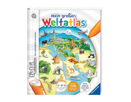 Ravensburger tiptoi, Grosser Weltatlas Alter: 5+