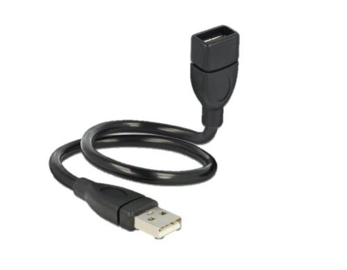 USB2.0-Kabel Shapecable A-A: 0.35m Starres Verlngerungskabel,beliebig formbar