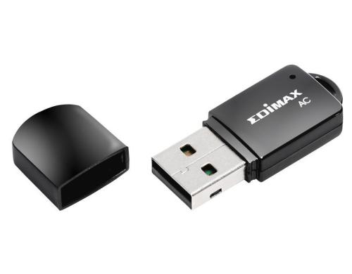 Edimax EW-7811UTC: DualBand USB Adapter 150Mbps im 2.4, 433Mbps im 5GHz