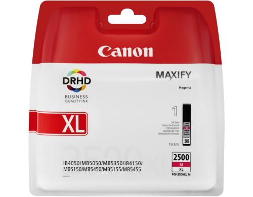 Tinte Canon PGI-2500XL M magenta 19.3ml MAXIFY iB4050, MB5050, MB5350