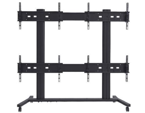 M Public Video Wall Stand 4-Screens bis max.160kg, Tragkraft, schwarz