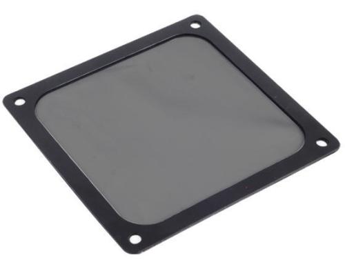 SilverStone SST-FF143B, Lfterfilter 14cm schwarz, Befestigung ber Magnetkontakt