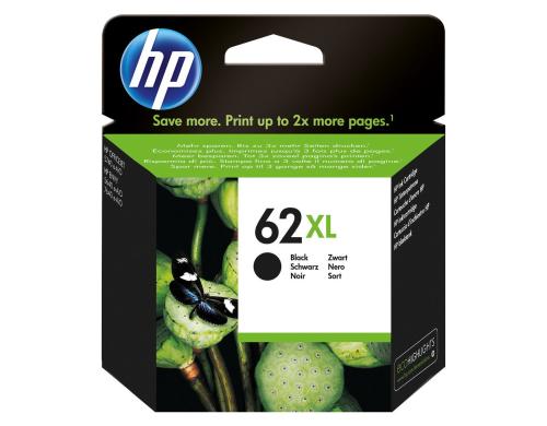 HP Tinte Nr. 62XL - Black (C2P05AE) 12ml, Seitenkapazitt ~ 600 Seiten