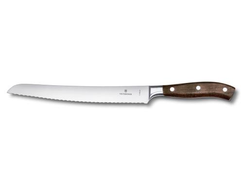 Victorinox Brotmesser geschmiedet 23cm, normaler Schliff, Farbe: Holz