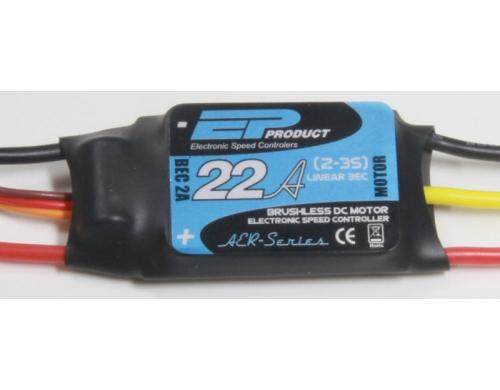 EP Aer22-Aer-Series 22A Flug ESC 2-3 S Lipo, 22A, 5V/2A L-BEC