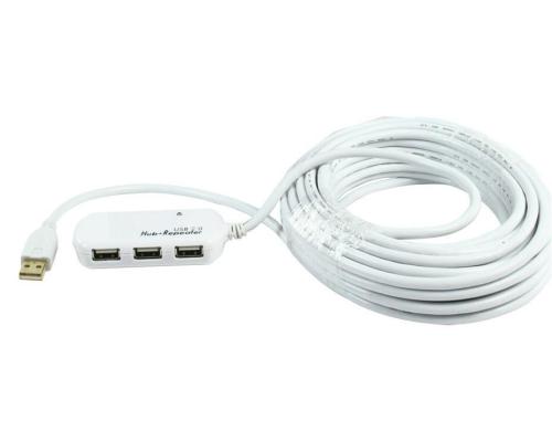 Aten UE2120H: USB2.0 Verlngerungskabel 12m aktive Verstrkung, bis 4x UE2120 optional