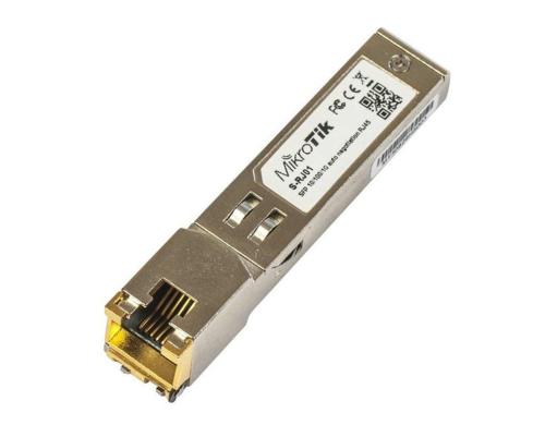 Mikrotik SFP zu RJ-45 Modul: S-RJ01 10/100/1000M copper module