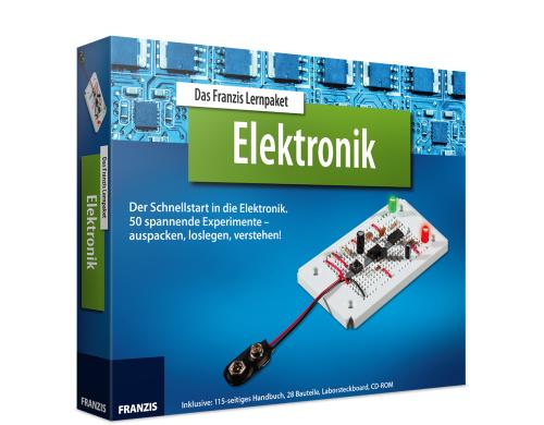 Franzis: Lernpaket Elektronik 28 Bauteile, Laborsteckboard