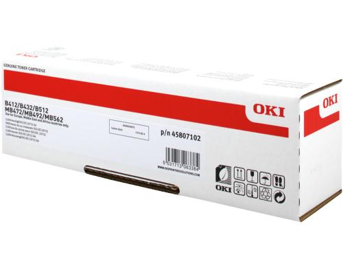 OKI Toner 45807102, schwarz 3000 Seiten bei 5% Deckung