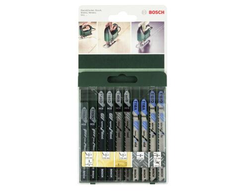 BOSCH Stichsgeblatt-Set 10-teilig fr Holz und Metall