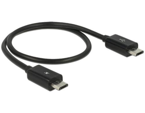 USB OTG Power Share MicroUSB-B, 30cm Ldt Strom von Smartphone zu USB Gert