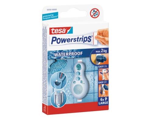 tesa Powerstrips WP Strips gross Maximaler Halt: 2kg