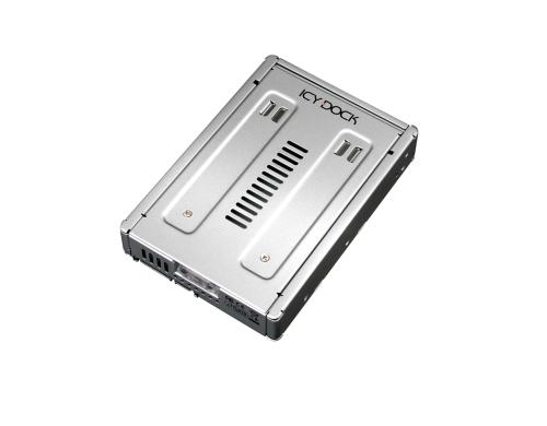 ICY DOCK Konverter 2.5zu 3.5 MB-982SP-1S, silber, fr SATA HDD und SSD