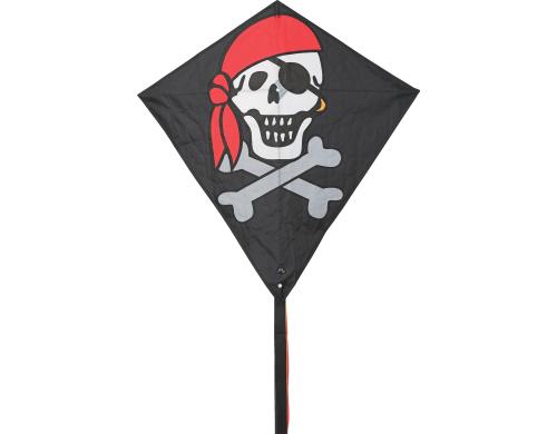 Lenkdrachen Eddy Jolly Roger Alter: 5+, Masse 68x68 cm