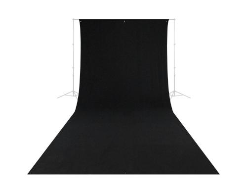 Drr Hintergrundstoff schwarz 2.7x7m Masse 2.7 x 7m