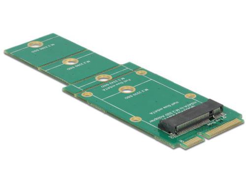 Delock M.2 NGFF zu mSATA Adapter Betrieb SATA-basierten M.2 in mSATA Port