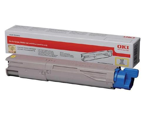 Toner Yellow zu OKI MC853/873 45862837, 7'300 A4 Seiten