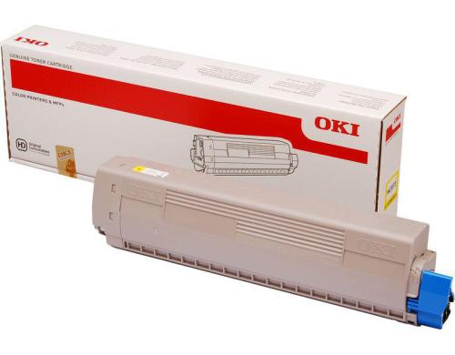 Toner Yellow zu OKI MC873 45862814, 10'000 A4 Seiten