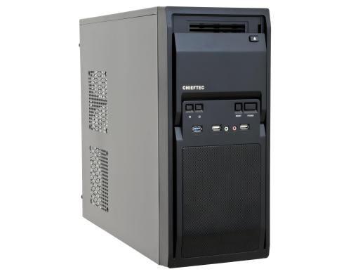 Chieftec Midi Tower LG-01B, schwarz o.NT 2x5.25, 3x3.5, 1x2.5 int., USB3.0/USB2.0