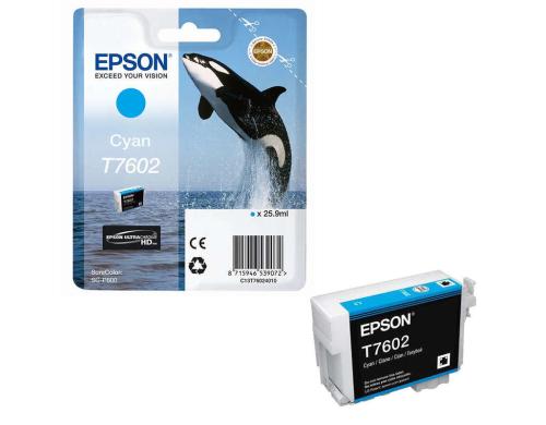 Tinte Epson T76024010, cyan SureColor SC-P600, 25.9ml