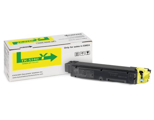 Toner Kyocera TK-5140Y,zu M6x30cdn/P6130cdn yellow, ca. 5'000 S. bei 5% Deckung