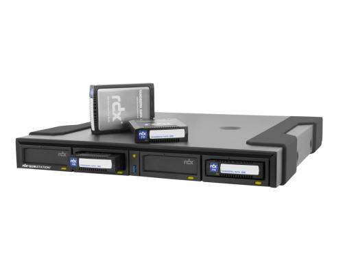 Tandberg RDX QuikStation: 4Bay Desktop 1U 2x 1Gbps, iSCSI, Web Management