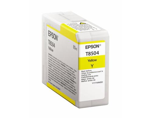 Tinte Epson C13T850400 yellow, 80ml zu SureColor SC-P800