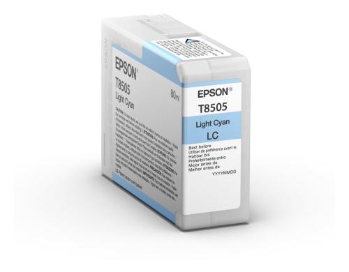 Tinte Epson C13T850500 light cyan, 80ml zu SureColor SC-P800