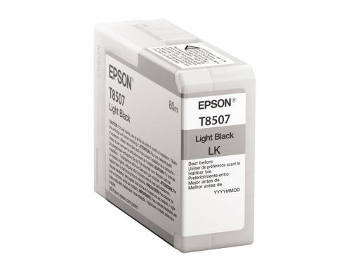 Tinte Epson C13T850700 light black, 80ml zu SureColor SC-P800