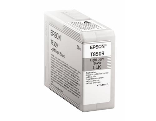 Tinte Epson C13T850900 light black, 80ml zu SureColor SC-P800