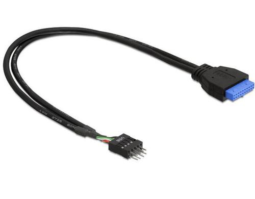 USB Kabel intern 30cm, Pinheader USB3-Buchse zu USB2 Stecker