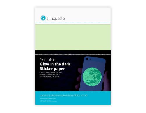 Silhouette Bedruckbares Stickerpapier 2 Stck, 21.5 x 28 cm