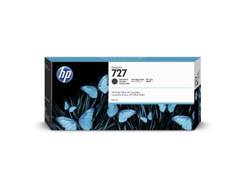 HP Tinte Nr. 727 - Matte Black (C1Q12A) Tintenvolumen 300 ml