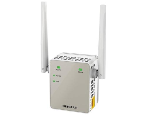 Netgear EX6120: WLAN Repeater 300/900Mbps, 802.11 n/ac , 2.4/5GHz