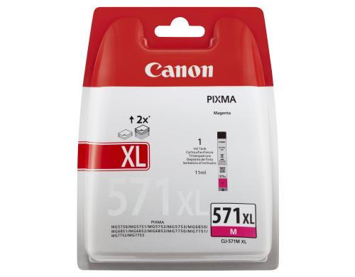 Tinte Canon CLI-571M XL magenta, 11ml PIXMA MG5450/MG6350/iP7250