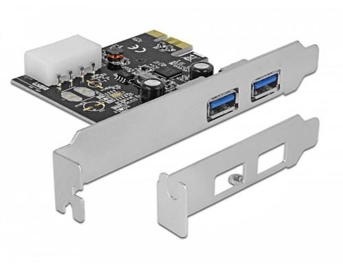 Delock 89243 PCI Express Karte 2 x USB 3.0 Chipsatz: Renesas, inkl. LowProfile Bgel