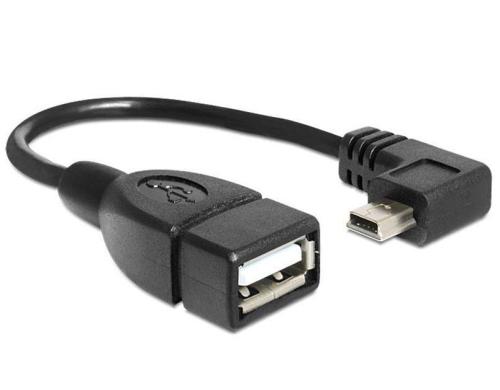 USB OTG Adapterkabel, 11cm, A/Bu-MiniB/St Datenbertragung zwischen 2 Mobilgerten