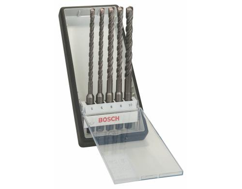 BOSCH Hammerbohrer-Set 5-teilig, SDS-plus-5 fr SDS-Bohrhmmer, fr Beton und Stein