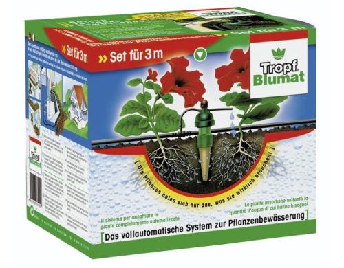 Blumat Tropfset 3m, 12 Stk. 12 Tropf-Blumat, 7m Zufuhrschlauch