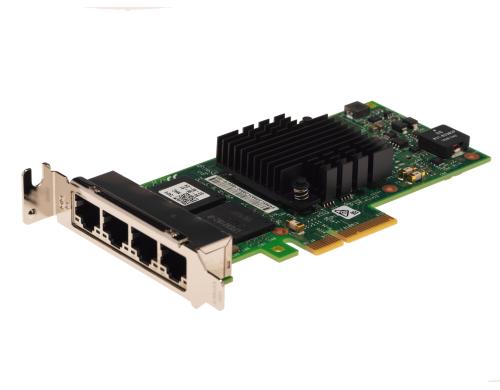 Dell Netzwerkkarte, 1GbE NIC Quadport, Server-Adapter, PCIe , Low Profile