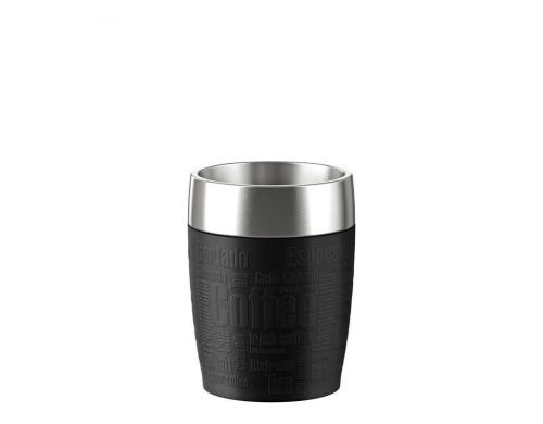 Emsa Travel Mug Cup schwarz Edelstahl