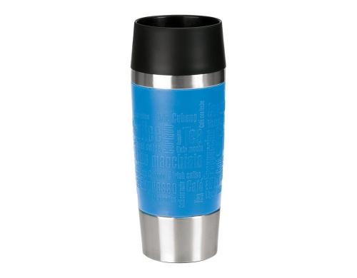 Emsa Travel Mug wasserblau Edelstahl