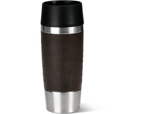 Emsa Travel Mug braun Edelstahl